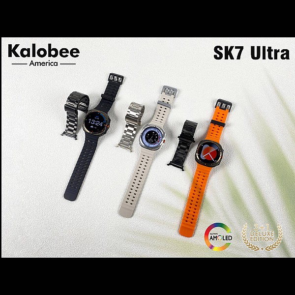 Smartwatch Bakeey  Kalobee SK7 - Black Steel Smartwatch Bakeey  Kalobee SK7 - Black Steel