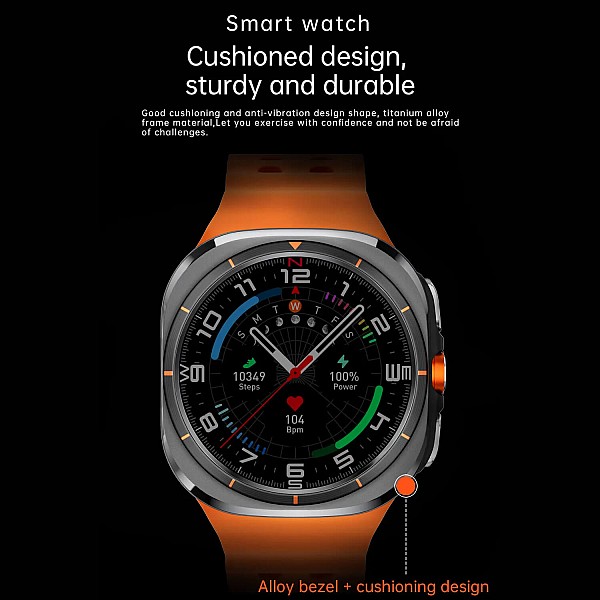 Smartwatch Bakeey  Kalobee SK7 - Black Steel