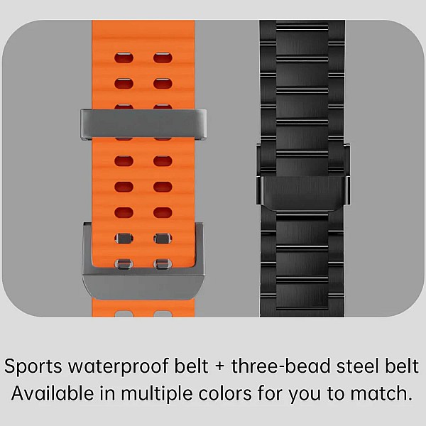 Smartwatch Bakeey  Kalobee SK7 - Black Steel