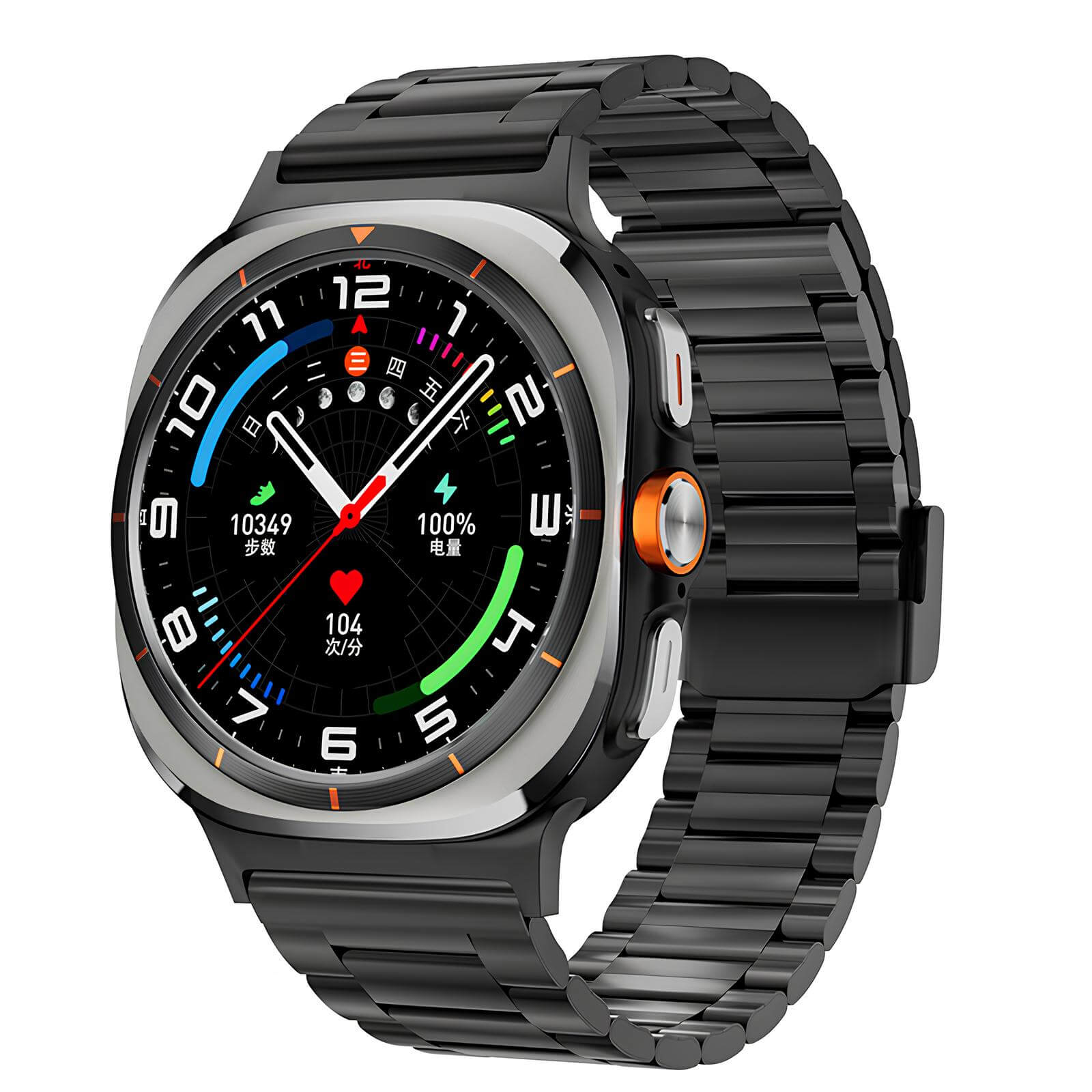Smartwatch Bakeey  Kalobee SK7 - Black Steel