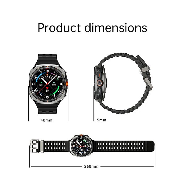 Smartwatch Bakeey Kalobee SK7 - Silver Steel