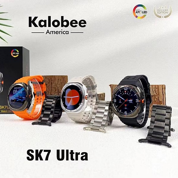 Smartwatch Bakeey Kalobee SK7 - Silver Steel
