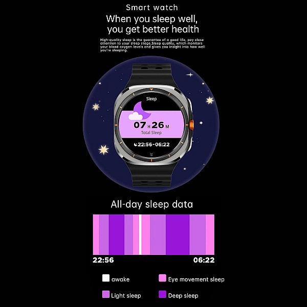 Smartwatch Bakeey Kalobee SK7 - Silver Steel Smartwatch Bakeey Kalobee SK7 - Silver Steel