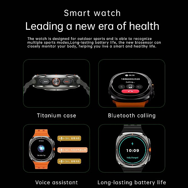 Smartwatch Bakeey Kalobee SK7 - Silver Steel