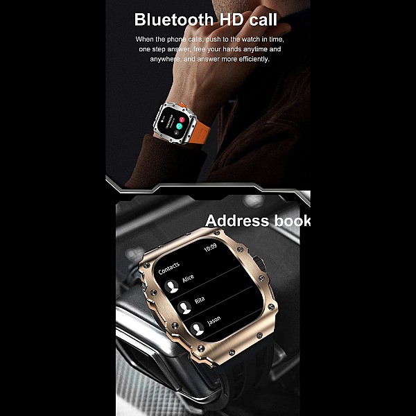 Smartwatch Microwear AK65 - Black Gold Smartwatch Microwear AK65 - Black Gold