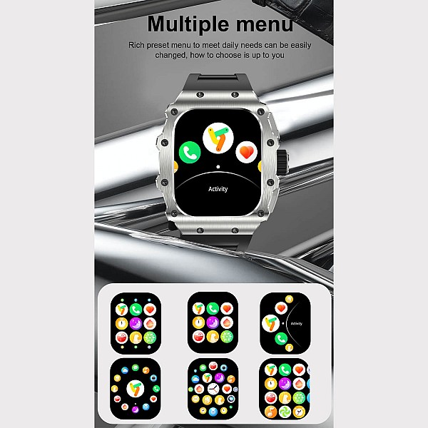 Smartwatch Microwear AK65 - Black Gold Smartwatch Microwear AK65 - Black Gold