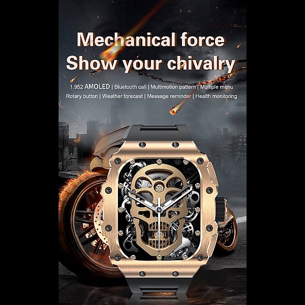 Smartwatch Microwear AK65 - Black Gold Smartwatch Microwear AK65 - Black Gold