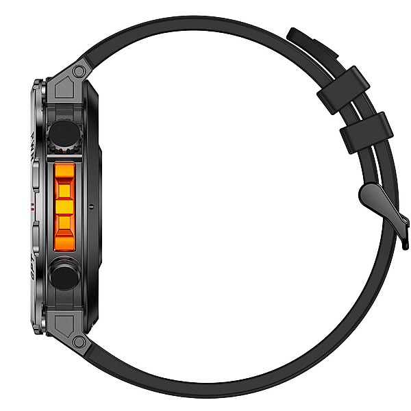 Smartwatch Microwear KC93 - Black Silicone