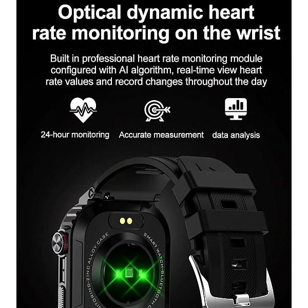 Smartwatch Microwear TK25 - Green Camo