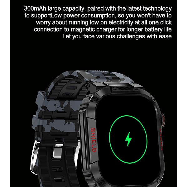 Smartwatch Microwear TK25 - Green Camo