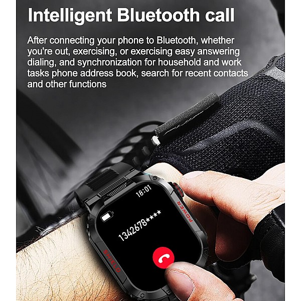 Smartwatch Microwear TK25 - Green Camo