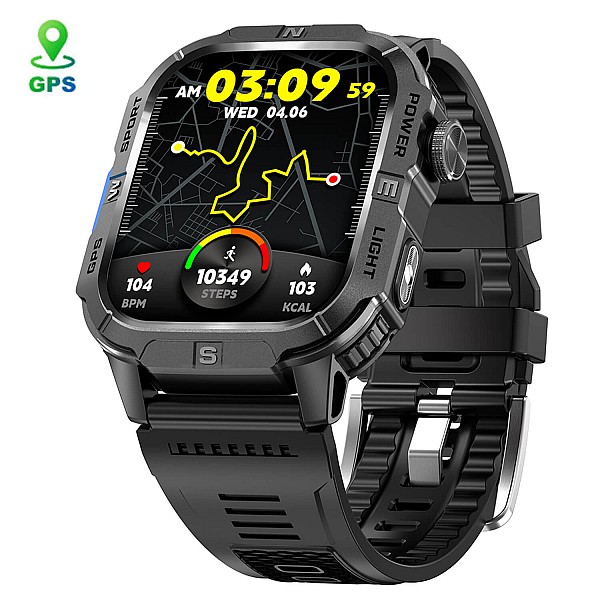 Smartwatch Microwear GTH3 - Black
