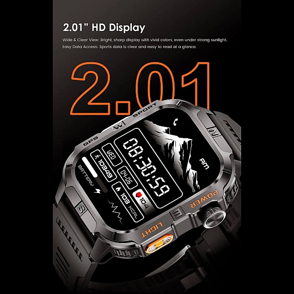 Smartwatch Microwear GTH3 - Black