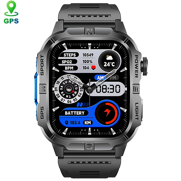 Smartwatch Microwear GTH3 - Black