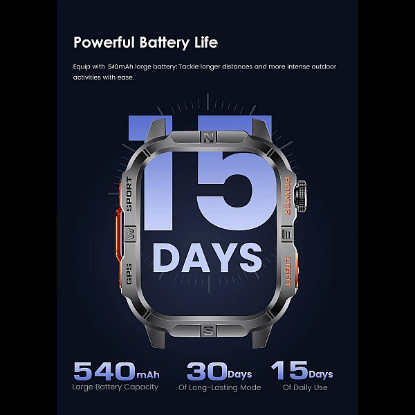 Smartwatch Microwear GTH3 - Blue Smartwatch Microwear GTH3 - Blue