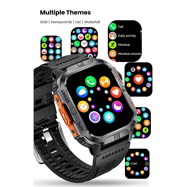 Smartwatch Microwear GTH3 - Orange Smartwatch Microwear GTH3 - Orange