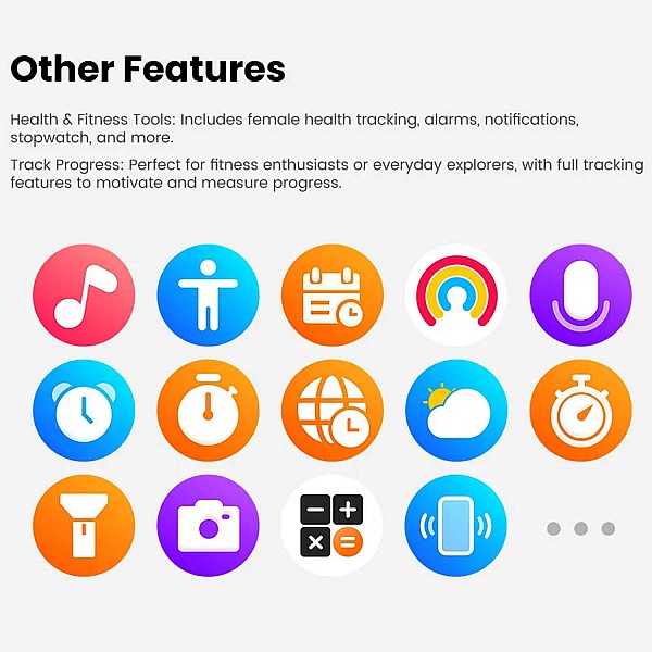 Smartwatch Microwear GTH3 - Orange Smartwatch Microwear GTH3 - Orange