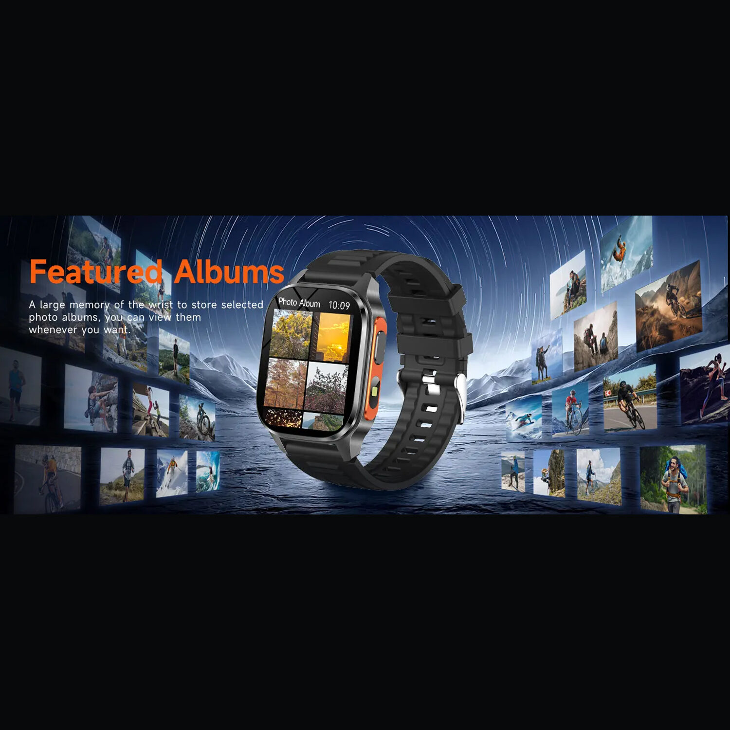 Smartwatch Microwear G300S GPS - Camo Silicone