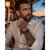 Smartwatch Microwear DM59- Black Silicone