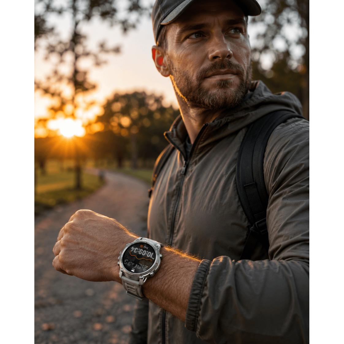 Smartwatch Microwear DM59- Grey Silicone