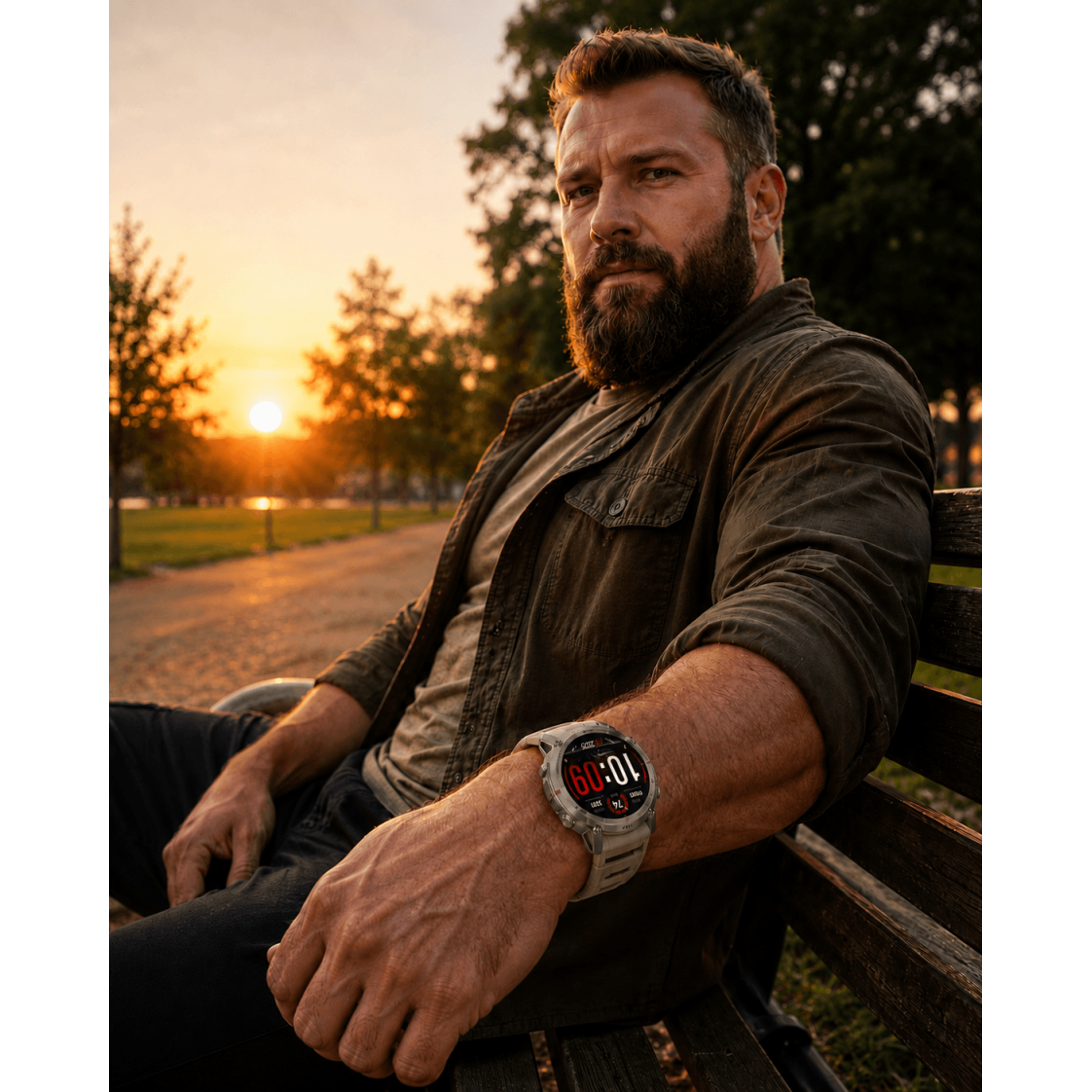 Smartwatch Microwear DM59- Grey Silicone