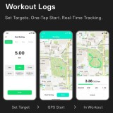 Microwear LC115 Fitness Tracker - Black Textile