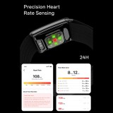 Microwear LC115 Fitness Tracker - Black Textile