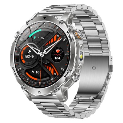 Smartwatch Microwear AK106 - Silver Steel