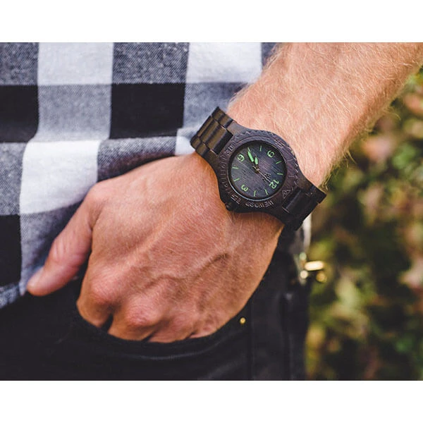 WeWood Kale Black Green image