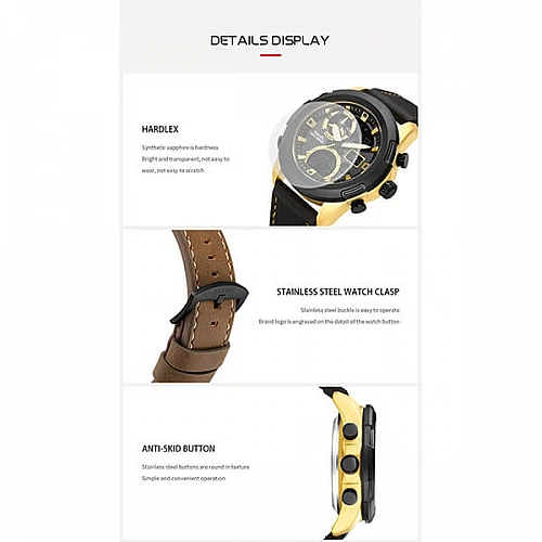 SMAEL 1426 Sports Watch Military Dual Display - Brown SMAEL 1426 Sports Watch Military Dual Display - Brown
