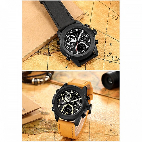 SMAEL 1426 Sports Watch Military Dual Display - Brown SMAEL 1426 Sports Watch Military Dual Display - Brown