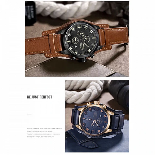 SMAEL 9076 Sports Watch Military Chrono - Brown SMAEL 9076 Sports Watch Military Chrono - Brown
