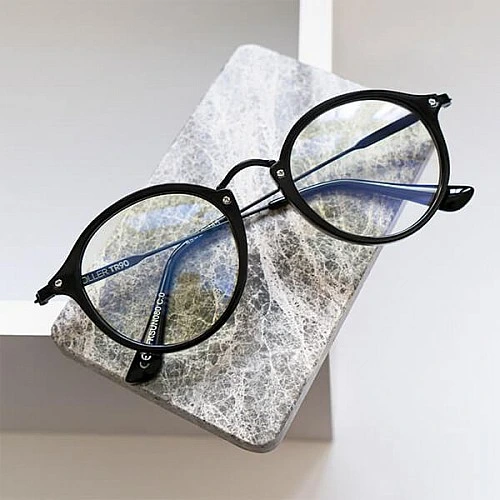 D.Franklin Roller Shiny Black Blue Block DFKSUN0800