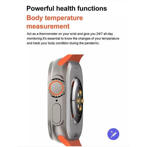 Smartwatch Microwear T800 Ultra - Black