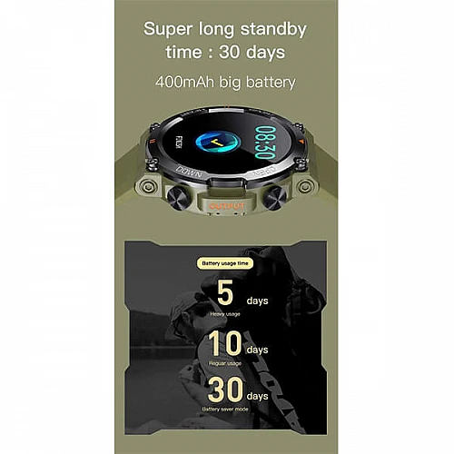 Smartwatch Bakeey  K76 Pro - Army Green