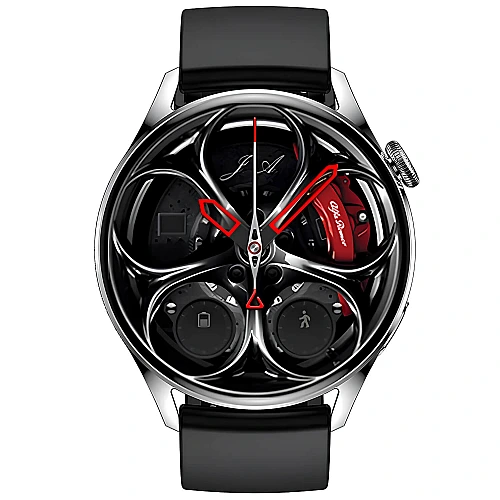 Smartwatch Microwear GT5 - Black Leather