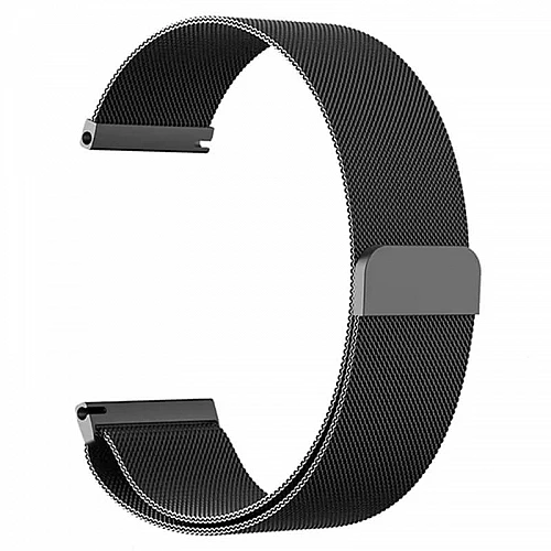 Bakeey Λουράκι ΜΕΤΑΛΛΙΚΟ Milan 22mm με Quick Release- Black Steel Bakeey Λουράκι ΜΕΤΑΛΛΙΚΟ Milan 22mm με Quick Release- Black Steel