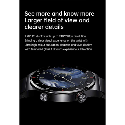 Smartwatch Microwear QW33 - Steel Silver Smartwatch Microwear QW33 - Steel Silver