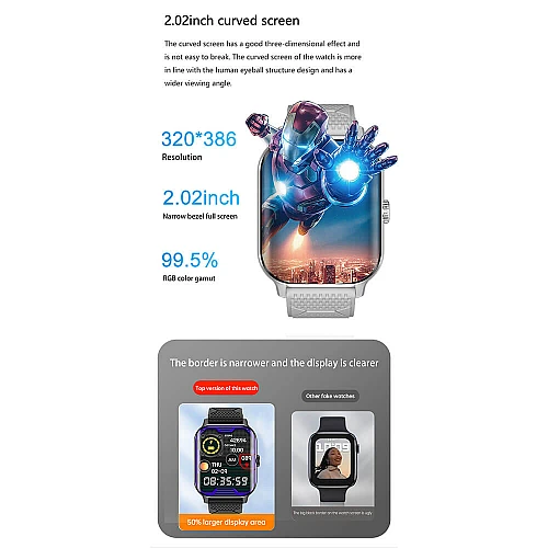 Smartwatch Microwear F12 - Pink