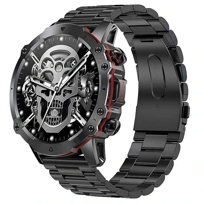 Smartwatch Microwear AK56 400mAh - Steel Black