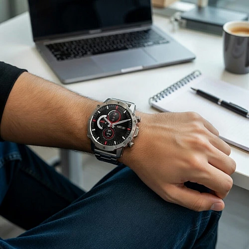 Smartwatch Microwear AK56 400mAh - Silver  Steel 