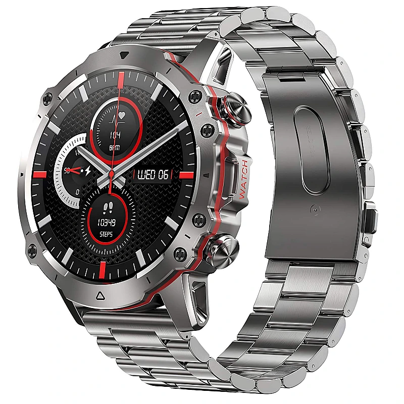 Smartwatch Microwear AK56 400mAh - Silver  Steel 
