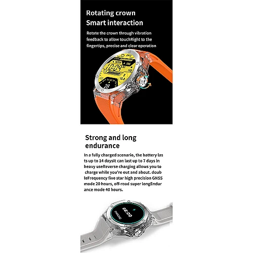 Smartwtch Microwear TK20 - Black 