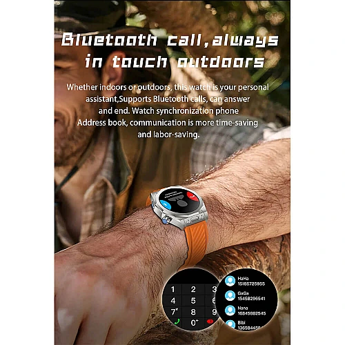 Smartwatch Microwear T83 Max - Brown