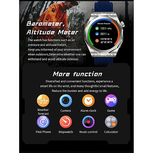 Smartwatch Microwear T83 Max - Brown
