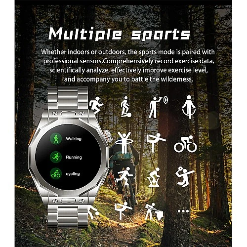 Smartwatch Microwear T83 Max - Brown