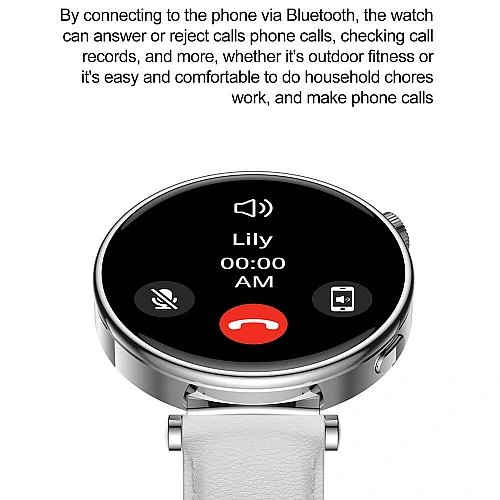 Smartwatch Microwear MK41 - Gold Steel