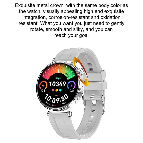 Smartwatch Microwear MK41 - Gold Steel