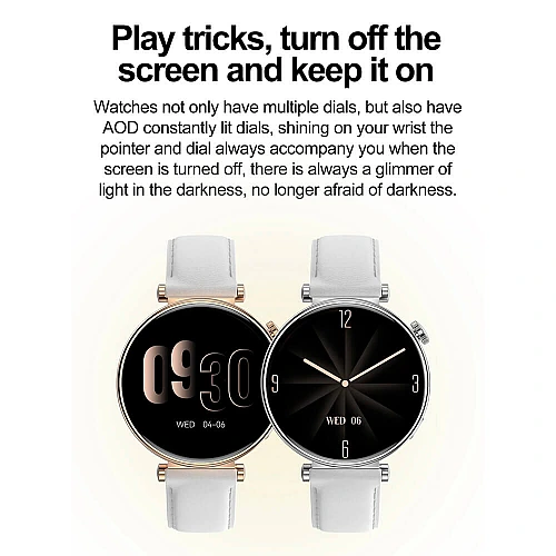 Smartwatch Microwear MK41 - Gold Steel