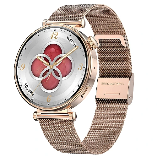 Smartwatch Microwear MK41 - Gold Steel